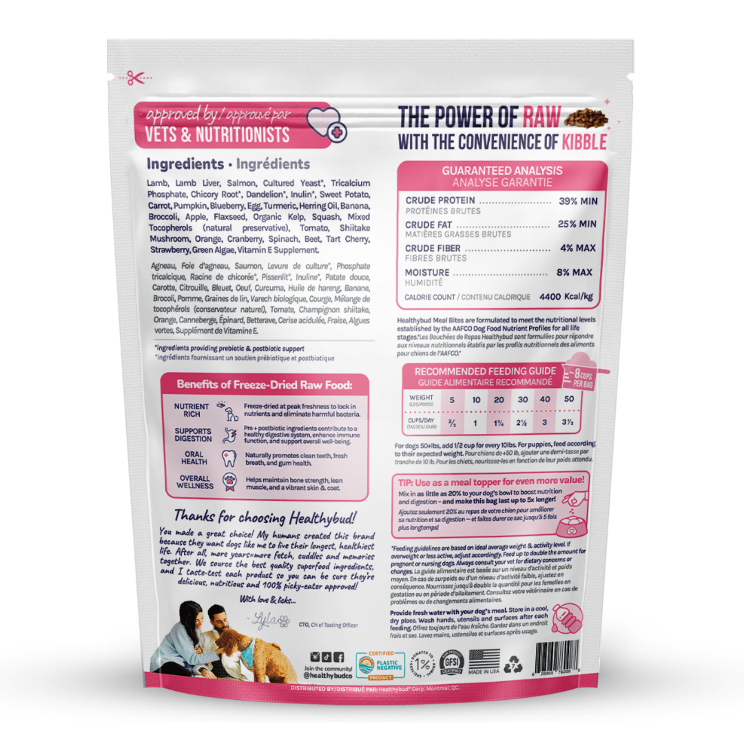 Lamb + Salmon Meal Bites - healthybud