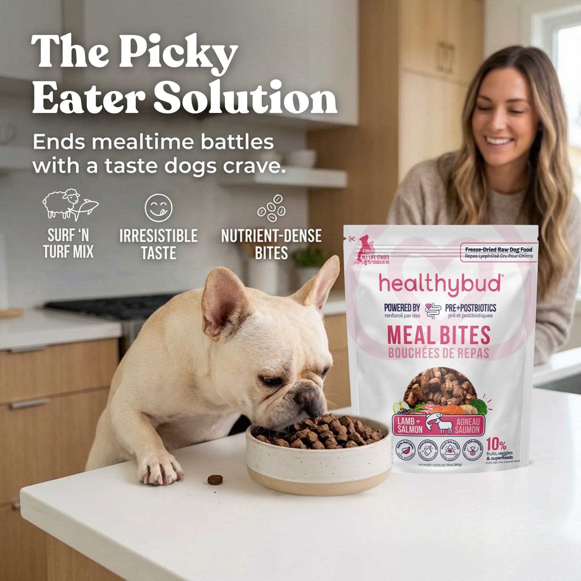 Lamb + Salmon Meal Bites - healthybud