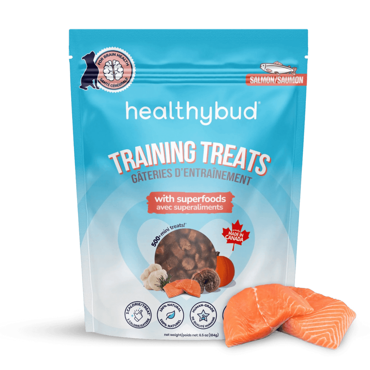 Salmon Mini Training Treats - healthybud